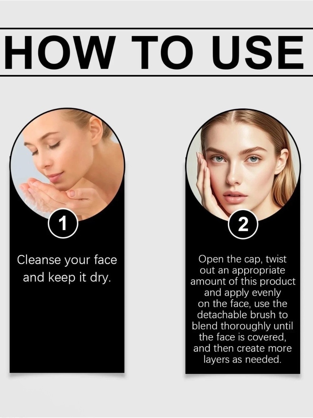Color-Changing Foundation Stick with Brush - Natural - Picture 3 of 5